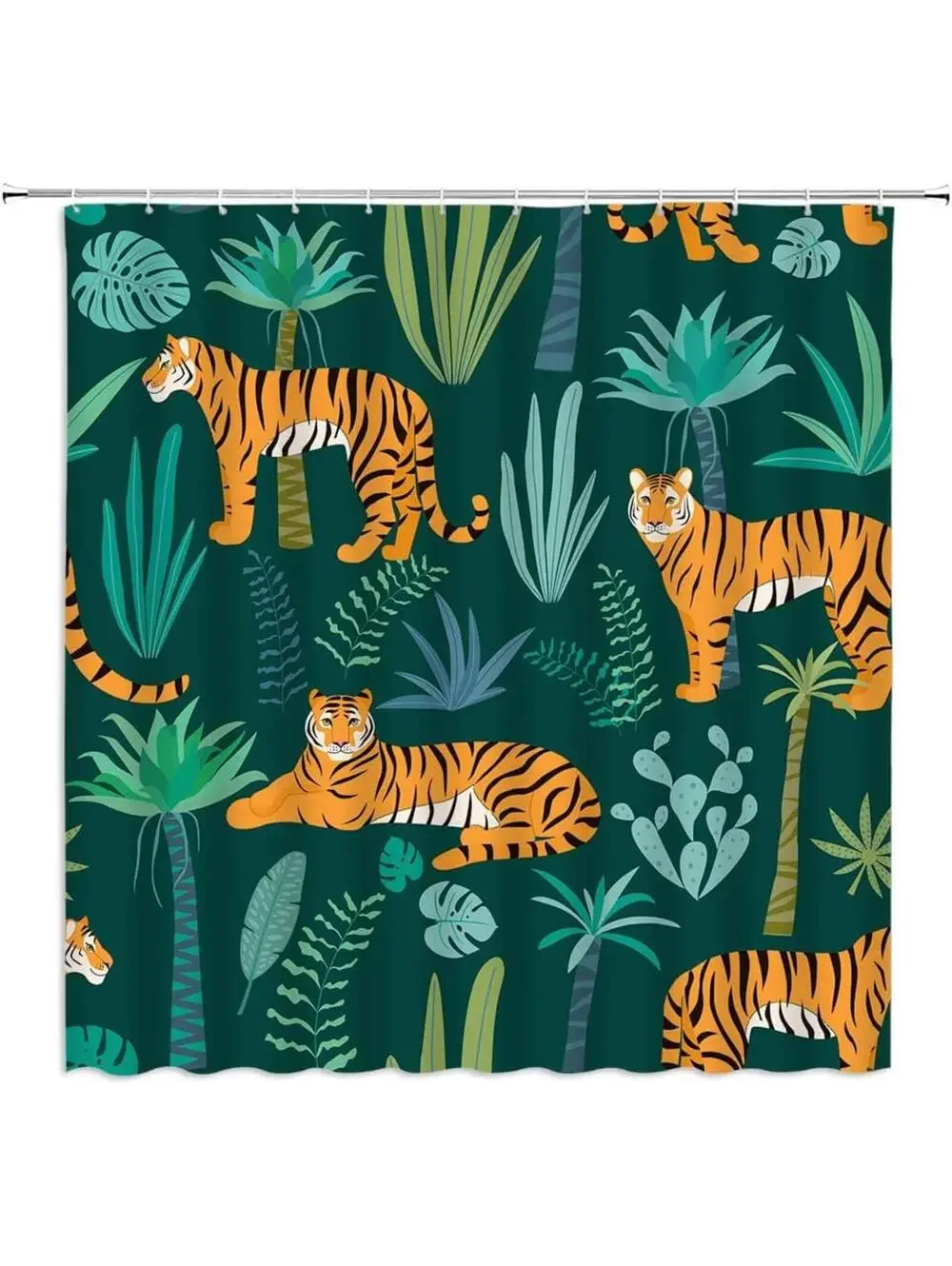 Tiger Shower Curtain 96